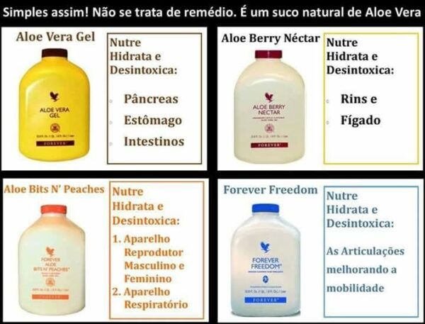 Suco Natural de Aloe Vera
