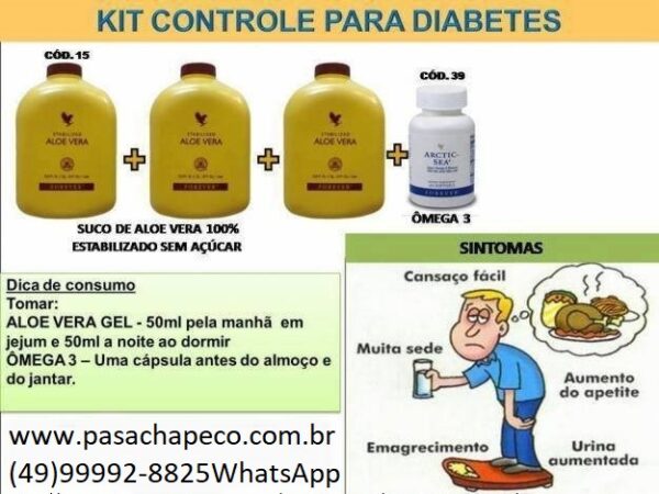 Kit Controle para Diabete