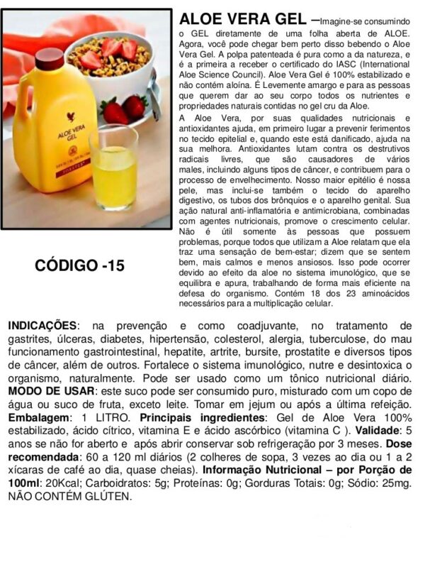 Suco Aloe Vera